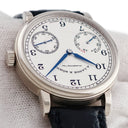 腕時計 ランゲ&ゾーネ LANGE&SOHNE 1815 アップ/ダウン 234.026 LSLS2343AJ 手巻き メンズ K18WG無垢 シルバー アラビア 青針