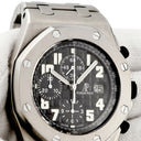 腕時計 オーデマピゲ AUDEMARS PIGUET ロイヤルオーク オフショア クロノグラフ 25721TI.OO.1000TI.06.A 自動巻き メンズ ブラック デイト