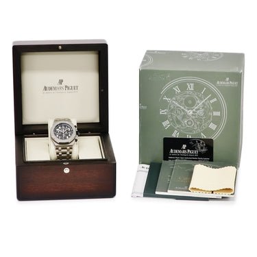 腕時計 オーデマピゲ AUDEMARS PIGUET ロイヤルオーク オフショア クロノグラフ 25721TI.OO.1000TI.06.A 自動巻き メンズ ブラック デイト