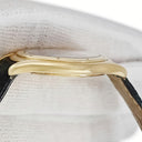 腕時計 カルティエ Cartier クーガー LM クロノリフレックス W3500851 クオーツ メンズ レディース K18YG無垢 ブラック 黒 デイト