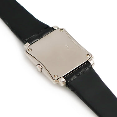 腕時計 パテックフィリップ PATEK PHILIPPE ゴンドーロ 4824G クオーツ レディース K18WG無垢 白 ホワイト アラビア 角型