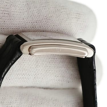 腕時計 パテックフィリップ PATEK PHILIPPE ゴンドーロ 4824G クオーツ レディース K18WG無垢 白 ホワイト アラビア 角型