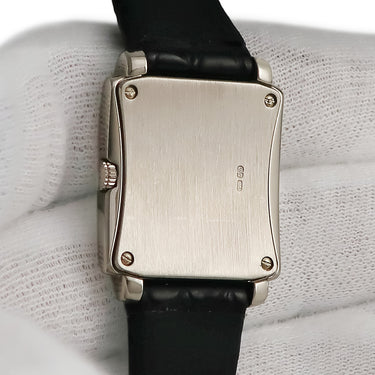 腕時計 パテックフィリップ PATEK PHILIPPE ゴンドーロ 4824G クオーツ レディース K18WG無垢 白 ホワイト アラビア 角型