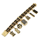 腕時計 シャネル CHANEL プルミエール チャーム クチュール H9859 クオーツ レディース ブラック 黒 チェーン 編み込み 限定