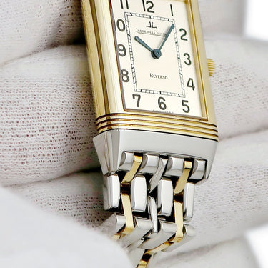 腕時計 ジャガールクルト JAEGER LECOULTRE レベルソ クラシック 250.5.86 手巻き メンズ K18YG×SS コンビ 回転 ヴィンテージ
