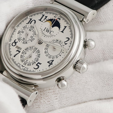 腕時計 IWC IWC ダ ヴィンチ パーペチュアルカレンダー クロノグラフ IW375803 自動巻き メンズ 永久カレンダー ムーンフェイズ