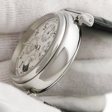 腕時計 IWC IWC ダ ヴィンチ パーペチュアルカレンダー クロノグラフ IW375803 自動巻き メンズ 永久カレンダー ムーンフェイズ