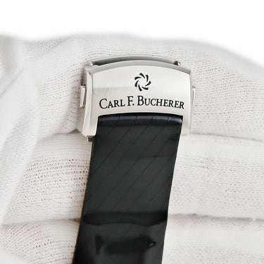 腕時計 カール F ブヘラ Carl F. Bucherer パトラビ エボテック ビッグデイト 00.10628.08.87.11 自動巻き メンズ 純正ダイヤ ブラック シェル