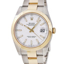 腕時計 ロレックス ROLEX デイトジャスト 41 126303 ランダム番 自動巻き メンズ ランダム番 K18YGxSS コンビ ホワイト オイスターブレス