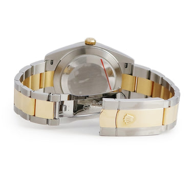腕時計 ロレックス ROLEX デイトジャスト 41 126303 ランダム番 自動巻き メンズ ランダム番 K18YGxSS コンビ ホワイト オイスターブレス