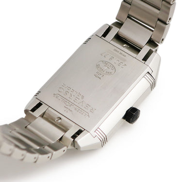 腕時計 ジャガールクルト JAEGER LECOULTRE レベルソ スクアドラ ホームタイム Q700867P 自動巻き メンズ ブラック デイト GMT