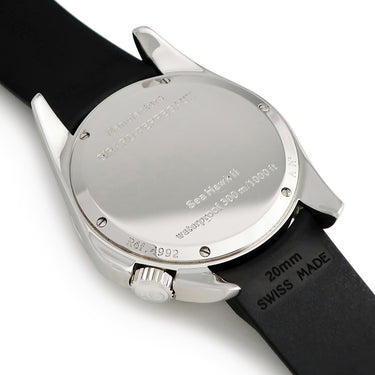 腕時計 ジラールペルゴ GIRARD PERREGAUX シーホーク2 4992 自動巻き メンズ 4時位置リューズ パワーリザーブ ホワイト 逆回転防止ベゼル