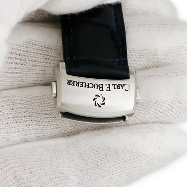 腕時計 カール F ブヘラ Carl F. Bucherer パトラビ T-24 00.10612.08.23.11 自動巻き メンズ レディース 純正ダイヤ デイト GMT ホワイト