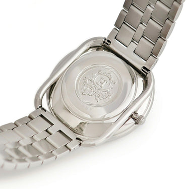 腕時計 エルメス HERMES アルソー AR4.710 クオーツ メンズ レディース ホワイト 白 アラビア シンプル ラウンド