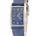 腕時計 ティファニー Tiffany & Co イーストウエスト ミニ 36668644 クオーツ メンズ レディース ネイビー 紺 角型 アラビア