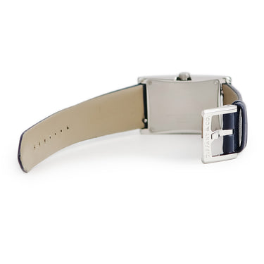 腕時計 ティファニー Tiffany & Co イーストウエスト ミニ 36668644 クオーツ メンズ レディース ネイビー 紺 角型 アラビア