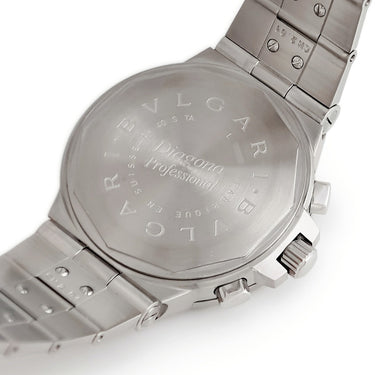 腕時計 ブルガリ BVLGARI ディアゴノ タキメトリック クロノグラフ CH40STA 自動巻き メンズ デイト タキメーター ブラック 黒