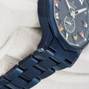 腕時計 コルム CORUM アドミラル レジェンド 395.103.98/V733 AB50 自動巻き メンズ ブルー PVD デイト 信号旗 12角形 スモセコ