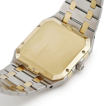 腕時計 オーデマピゲ AUDEMARS PIGUET ロイヤルオーク ジャンボ 6005SA.0.0477SA.01 クオーツ メンズ K18YG×SS コンビ バー グレー