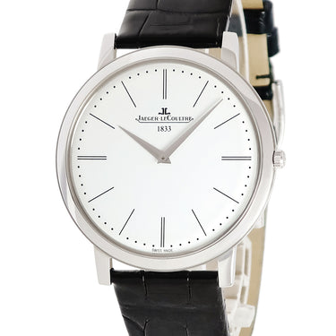腕時計 ジャガールクルト JAEGER LECOULTRE マスター ウルトラスリム ジュビリー Q1296520/120.6.79 手巻き メンズ Pt950無垢 薄型 バー 限定