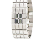 腕時計 シャネル CHANEL ショコラ H0934 クオーツ レディース デジタル シルバー 板チョコ ブレスレット