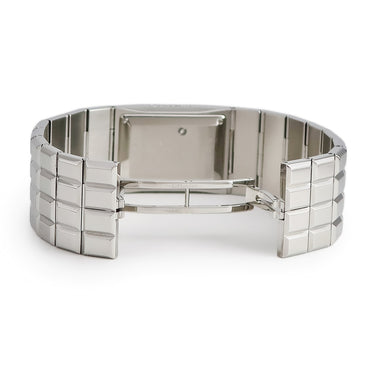 腕時計 シャネル CHANEL ショコラ H0934 クオーツ レディース デジタル シルバー 板チョコ ブレスレット