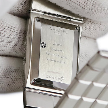 腕時計 シャネル CHANEL ショコラ H0934 クオーツ レディース デジタル シルバー 板チョコ ブレスレット