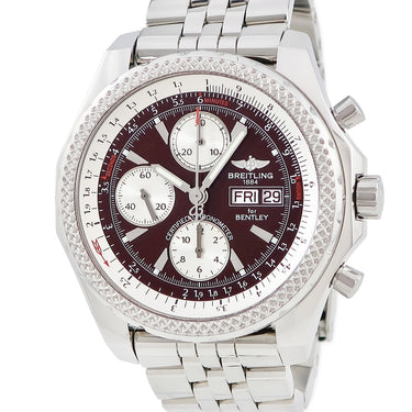 腕時計 ブライトリング BREITLING ベントレーGT スペシャルエディション A13362 自動巻き メンズ ボルドー クロノ デイデイト