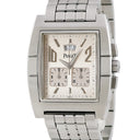 腕時計 ピアジェ PIAGET アップストリーム クロノグラフ 27150 クオーツ メンズ ストリームライン ベゼルバックル 角型 シルバー
