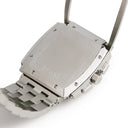 腕時計 ピアジェ PIAGET アップストリーム クロノグラフ 27150 クオーツ メンズ ストリームライン ベゼルバックル 角型 シルバー