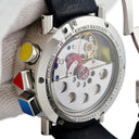 腕時計 アランシルベスタイン ALAIN SILBERSTEIN クロノバウハウス デイデイト KB111 自動巻き メンズ ブラック 黒 クロノグラフ 限定