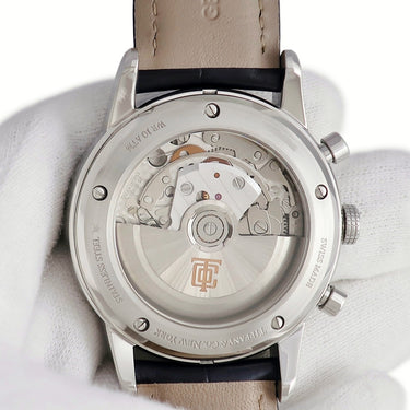 腕時計 ティファニー Tiffany & Co CT60 クロノグラフ 34668396 自動巻き メンズ デイト ダークブルー ネイビー スモールセコンド