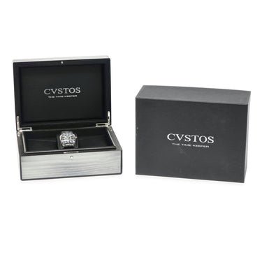 腕時計 クストス CVSTOS チャレンジ ジェットライナー2 カーボン CVT-JET2-CARBON 自動巻き メンズ トノウ スケルトン 限定