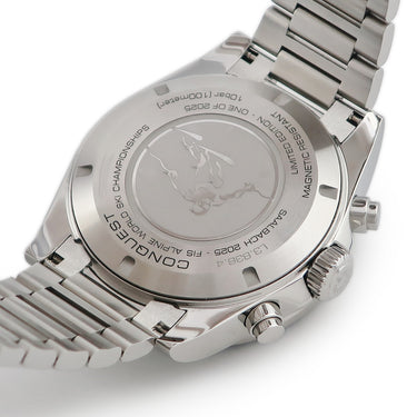 腕時計 ロンジン LONGINES コンクエスト クロノ スキーエディション 42mm L3.836.4.52.9 自動巻き メンズ アンスラサイト グレー 限定