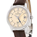 腕時計 グランドセイコー Grand Seiko エレガンスコレクション 9Sメカニカル GMT SBGM221 9S66-00A0 自動巻き メンズ アイボリー デイト
