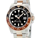 腕時計 ロレックス ROLEX GMTマスター2 126711CHNR ランダム番 自動巻き メンズ ランダム番 K18RG×SS コンビ ブラック ルートビア カフェオレ