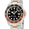 腕時計 ロレックス ROLEX GMTマスター2 126711CHNR ランダム番 自動巻き メンズ ランダム番 K18RG×SS コンビ ブラック ルートビア カフェオレ