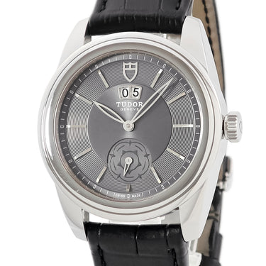 腕時計 チュードル TUDOR グラマー ダブルデイト 57000 J番 自動巻き メンズ J番 バー 盾ロゴ チューダー 薔薇モチーフスモセコ