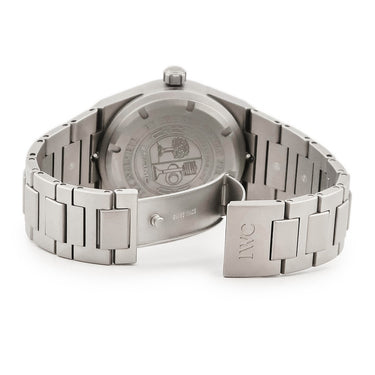 腕時計 IWC IWC インヂュニア AMG IW322702 自動巻き メンズ OH済 AMG コラボ ブラック 黒 耐磁 チタン デイト