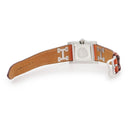 腕時計 エルメス HERMES メドール ME3.210 クオーツ レディース スクエア スタッズ ピラミッド シルバー