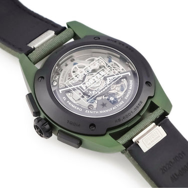 腕時計 ゼニス ZENITH パイロット ビッグデイト フライバック ポーターエディション 49.4001.3652/63.I001 自動巻き メンズ 新品同様