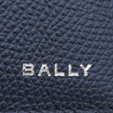 バリー BALLY フラッグ コンチネンタル ウォレット 4BLY-13 マリン レザー 長財布 シルバー金具 紺 二つ折り