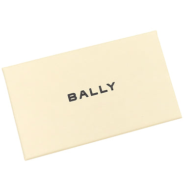 バリー BALLY RBN STR KEYFOB MLK00R レッド×ホワイト×ブラック レザー キーリング シルバー金具 キーホルダー 赤 白 黒 新品 未使用