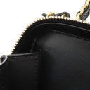 シャネル CHANEL トップハンドル ヴァニティ AS3222 ブラック ラムスキン ショルダーバッグ ゴールド金具 チェーンショルダー バニティ 黒