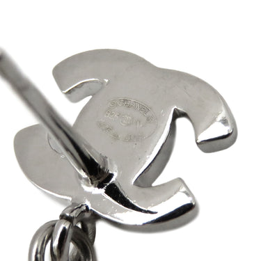 シャネル CHANEL ココマーク パール A36138 シルバー メタル ラインストーン フェイクパール ピアス CCマーク