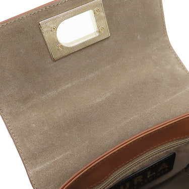 フルラ FURLA FURLA 1927 トップハンドル ミニ wb00109are00003b00 コニャック レザー 2WAYバッグ ゴールド金具 新品 未使用 茶 ショルダー ハンドバッグ