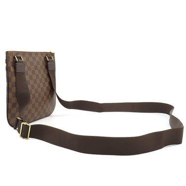ルイヴィトン LOUIS VUITTON ポシェット ボスフォール N51111 ダミエエベヌ ダミエキャンバス ショルダーバッグ ゴールド金具 茶