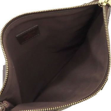 ルイヴィトン LOUIS VUITTON ポシェット ボスフォール N51111 ダミエエベヌ ダミエキャンバス ショルダーバッグ ゴールド金具 茶