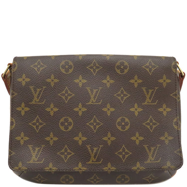 ルイヴィトン LOUIS VUITTON ミュゼット タンゴ M51388 モノグラム モノグラムキャンバス ショルダーバッグ ゴールド金具 茶