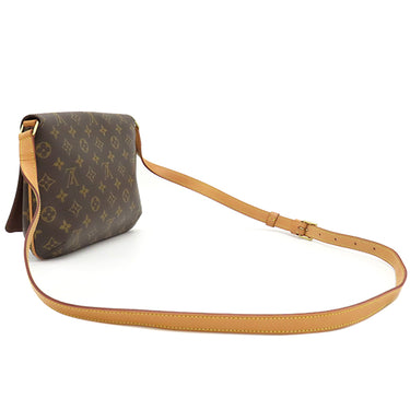 ルイヴィトン LOUIS VUITTON ミュゼット タンゴ M51388 モノグラム モノグラムキャンバス ショルダーバッグ ゴールド金具 茶